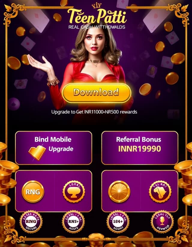 Teen Patti Real Cash Withdrawal Banner